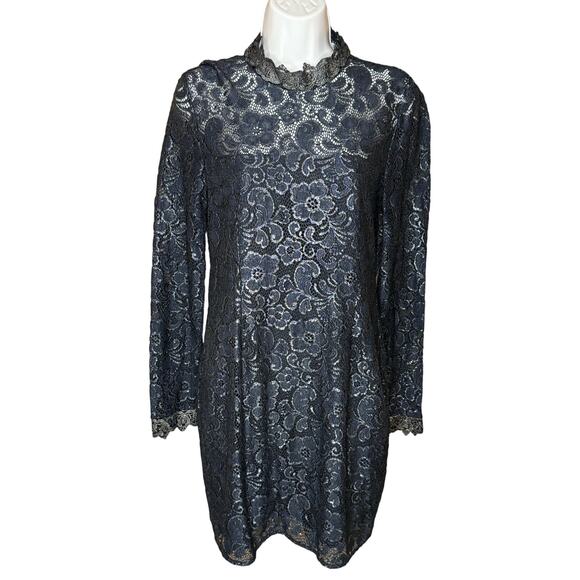 Rachel Zoe Black Gold Hunter Dress 6 - Picture 1 of 10